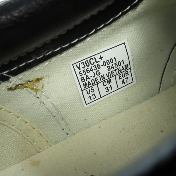 実際に弊社で買取させて頂いたVANS/ヴァンズ バンズ OLD SKOOL オールドスクール スニーカー 556436-0001/31の画像 5枚目