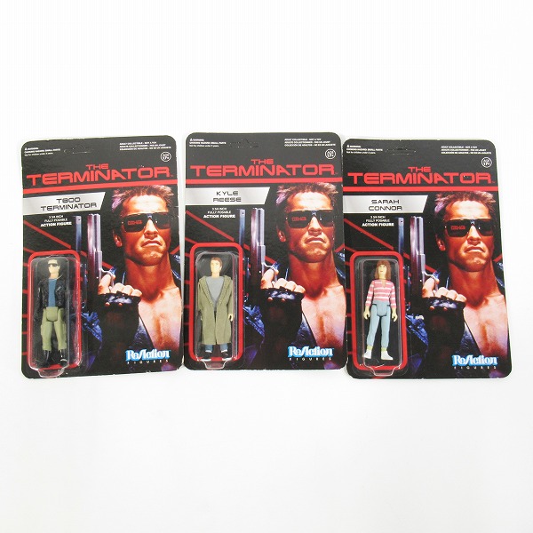 実際に弊社で買取させて頂いた【おまとめ/未開封含む】ファンコ Re-Action ターミネーター,2 T800/カイル・リース/サラ・コナー 他  3-3/4インチ フィギュアの画像 1枚目