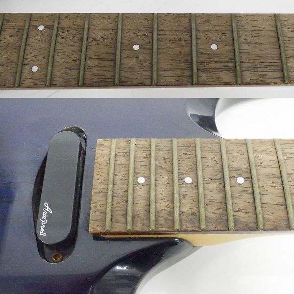 実際に弊社で買取させて頂いた★【弦無し】Aria Pro II/アリアプロ2 MAGNA series RMA450-BLS ストラトシェイプ SSH エレキギター コイルタップ搭載の画像 3枚目