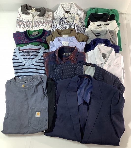 実際に弊社で買取させて頂いた【おまとめ】ドゥマンクレール/カーハート/トミーヒルフィガー 等 長袖ニット/半袖Tシャツ 他