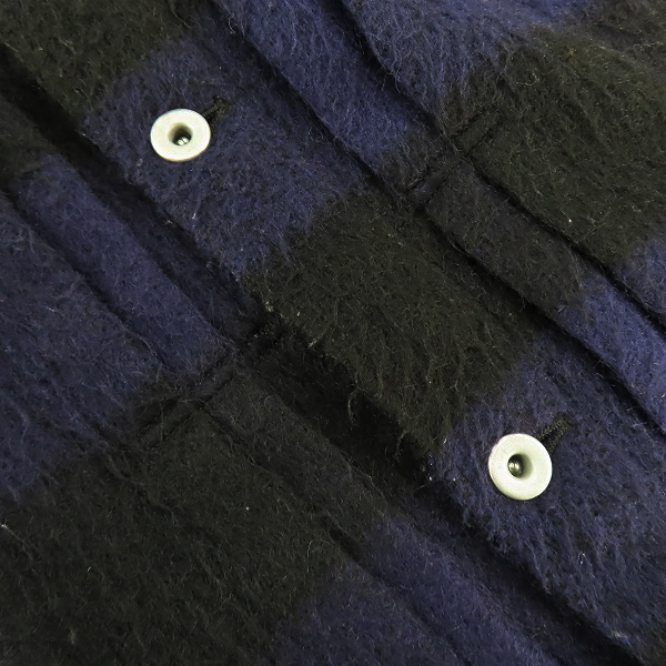 実際に弊社で買取させて頂いたISAMU KATAYAMA BACKLASH/バックラッシュ チェック柄 ジャケット 1918-01/Mの画像 4枚目