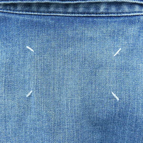 実際に弊社で買取させて頂いたMaison Martin Margiela 10/メゾンマルタンマルジェラ デニム ウエスタンシャツ S50DL0319/39の画像 7枚目