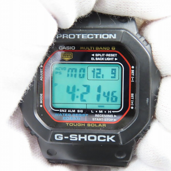 実際に弊社で買取させて頂いたG-SHOCK/Gショック マルチバンド6 タフソーラー 腕時計/ウォッチ GW-M5610-1JFの画像 4枚目