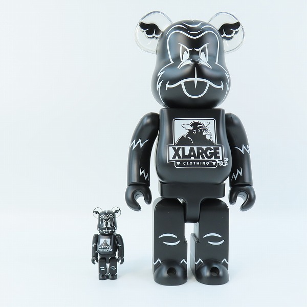 実際に弊社で買取させて頂いたMEDICOM TOY/メディコムトイ BE@RBRICK/ベアブリック  XLARGE×DFACE 100％&400％の画像 1枚目
