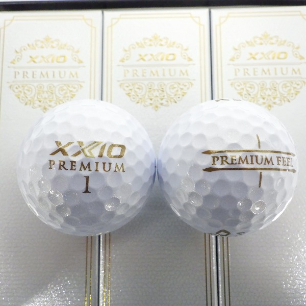 実際に弊社で買取させて頂いた【未使用】DUNLOP/ダンロップ XXIO/ゼクシオ Premium/プレミアム ゴルフボール ロイヤルゴールド 1ダースの画像 1枚目