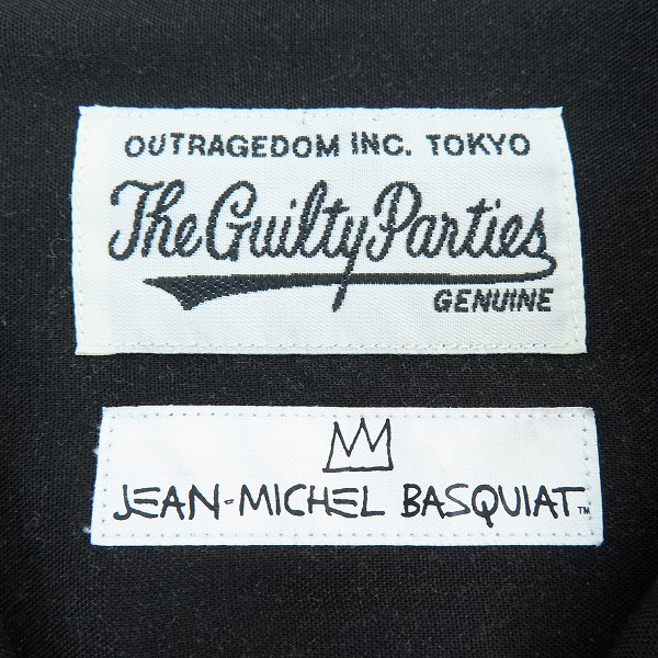 実際に弊社で買取させて頂いたWACKO MARIA×JEAN MICHEL BASQUIAT/ワコマリア×ジャンミシェルバスキア 21SS HAWAIIAN SHIRT/ハワイアンシャツ TYPE-1/XLの画像 2枚目