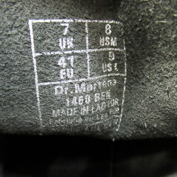実際に弊社で買取させて頂いたDr.Martens/ドクターマーチン 1460 BEN 8EYE BOOT/8ホールブーツ 26917001/UK7の画像 5枚目