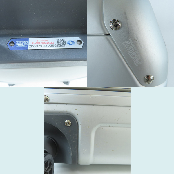 実際に弊社で買取させて頂いたZERO HALLIBURTON/ゼロハリバートン 68L ジオ アルミニウム 3.0/4輪キャリーケースの画像 4枚目