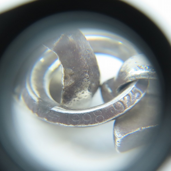 実際に弊社で買取させて頂いたCHROME HEARTS/クロムハーツ スモールCHクロスペンダント アフターダイヤモンド0.28 w/ベイルの画像 8枚目