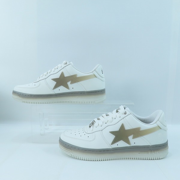 実際に弊社で買取させて頂いたA BATHING APE/アベイシングエイプ スニーカー 1J80191054/26の画像 3枚目