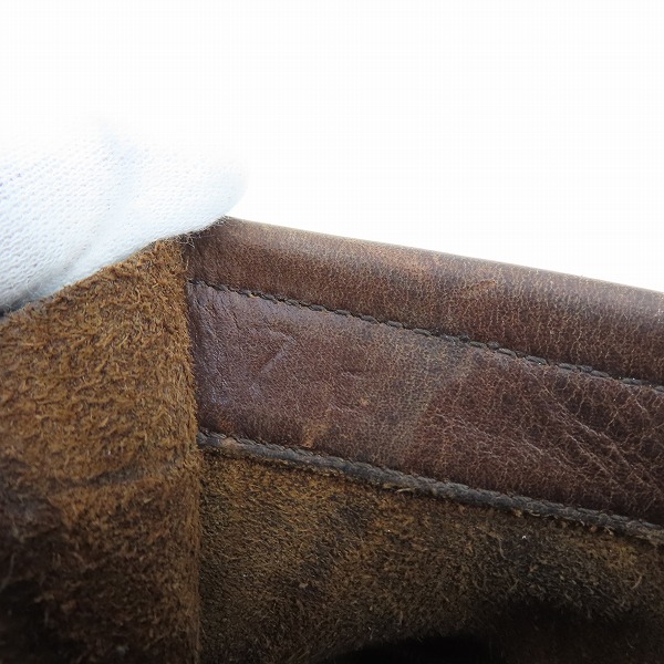 実際に弊社で買取させて頂いたWHITE S BOOTS/ホワイツブーツ Smoke Jumper/スモークジャンパー レースアップブーツ 350-V ブラウン 7Eの画像 5枚目