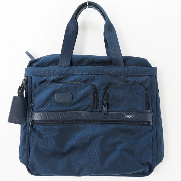 実際に弊社で買取させて頂いたTUMI/トゥミ SHIPS 別注 ALPHA 2 エクスパンダブル ビジネスバック トートバック 26139NVS3E 