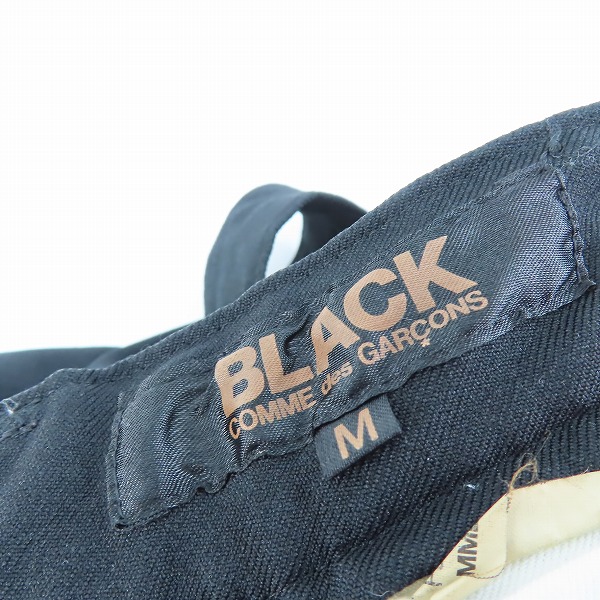 実際に弊社で買取させて頂いたBLACK COMME des GARCONS/ブラックコムデギャルソン 15AW ボンテージ ショートパンツ 1P-P016/Mの画像 2枚目