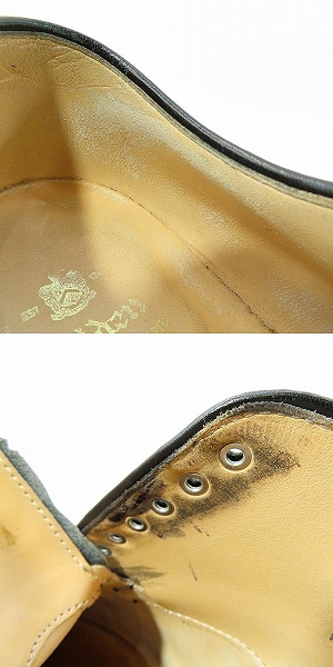 実際に弊社で買取させて頂いたALDEN/オールデン Vチップ カーフレザー シューズ 54411/10の画像 7枚目