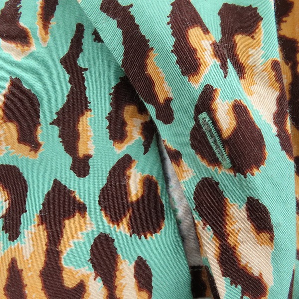 実際に弊社で買取させて頂いたWACKO MARIA/ワコマリア 22FW レオパード柄 長袖 ハワイアンシャツ/アロハシャツ/Lの画像 5枚目