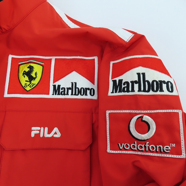実際に弊社で買取させて頂いたFILA/フィラ Ferrari/フェラーリ Formula1/F1 ジャケット /Mの画像 8枚目