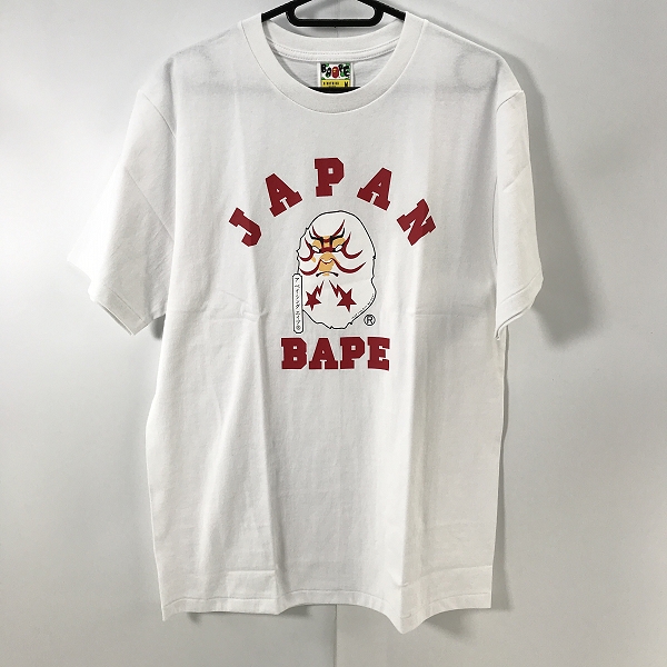 実際に弊社で買取させて頂いたA BATHING APE/アベイシングエイプ KABUKI  TEE 歌舞伎Tシャツ/M