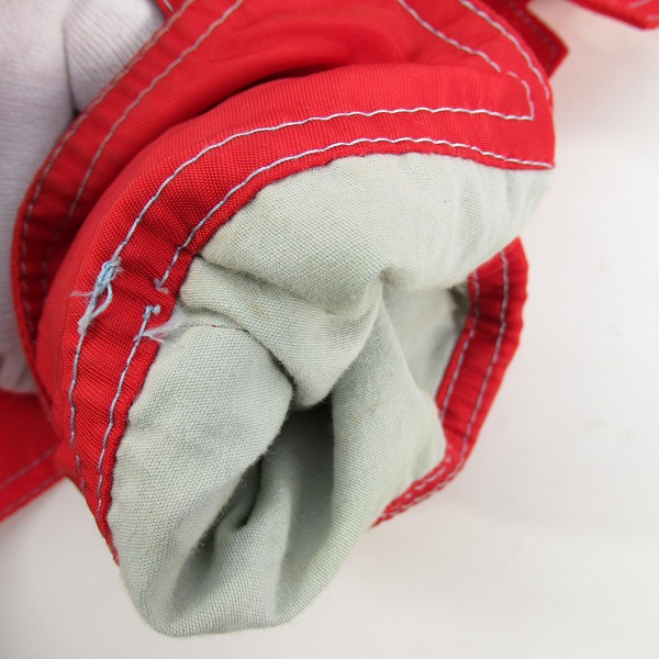 実際に弊社で買取させて頂いたGIANNI VERSACE/ジャン二ヴェルサーチ ナイロンジャケット レッドの画像 6枚目