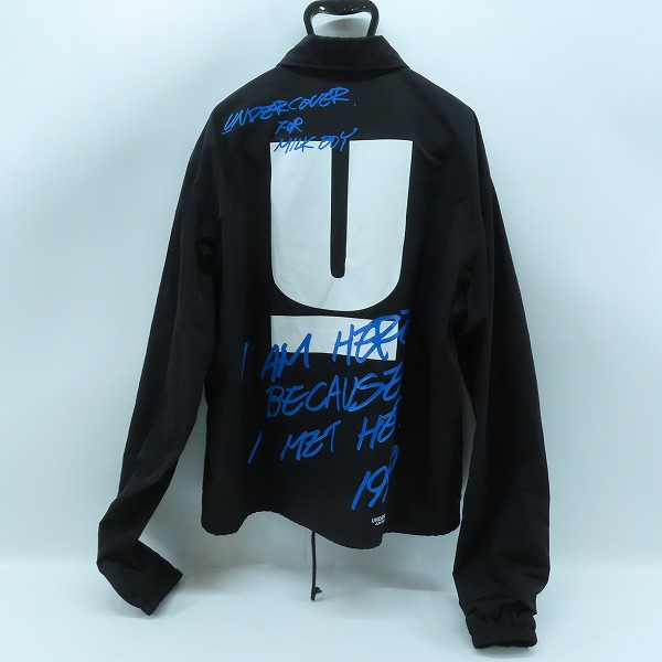 実際に弊社で買取させて頂いたUNDERCOVER×MILK BOY/アンダーカバー×ミルクボーイ 18AW COACH JACKET コーチ ジャケット UCV7201 Fの画像 1枚目