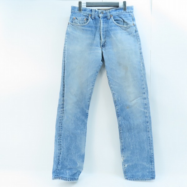実際に弊社で買取させて頂いたLevis/リーバイス 80年代 VINTAGE/ビンテージ 505 刻印552 ジップフライ デニムパンツ/W32L33
