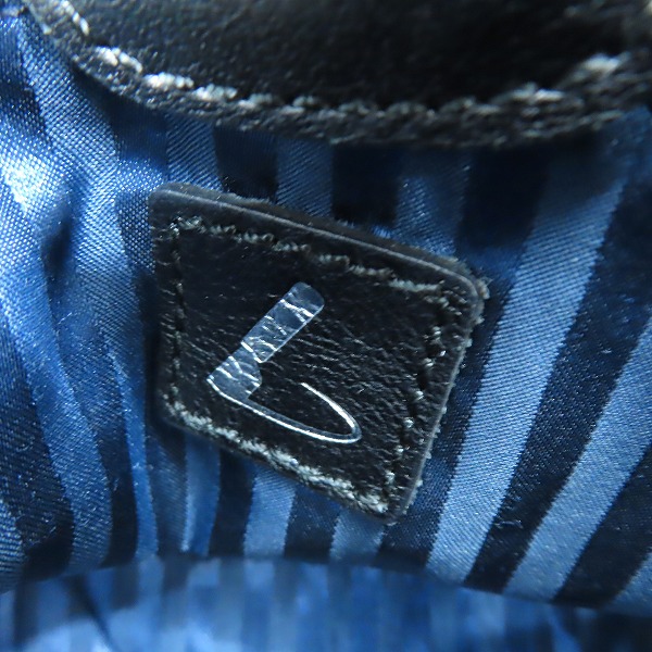 実際に弊社で買取させて頂いた土屋鞄製造所/ツチヤカバンセイゾウジョ マイリース ハンドバッグ ブラックの画像 4枚目