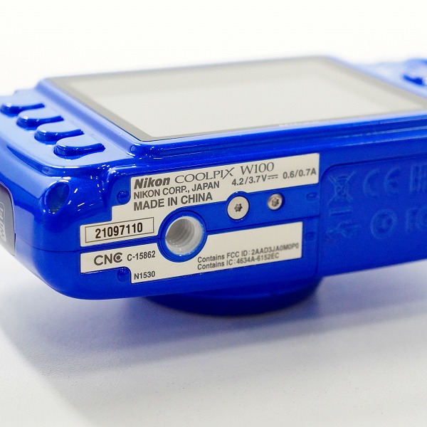 実際に弊社で買取させて頂いたNikon/ニコン COOLPIX W100 防水 コンパクトデジタルカメラ 動作確認済みの画像 6枚目