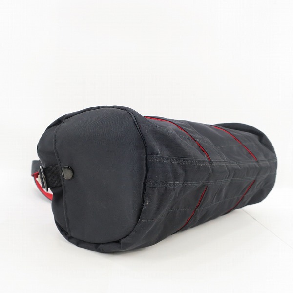 実際に弊社で買取させて頂いたPORTER/ポーター 2way ミニ ショルダー/トートバッグ ブラック×レッドの画像 2枚目