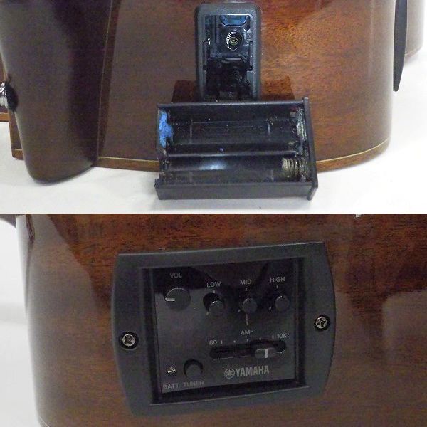 実際に弊社で買取させて頂いた★【難有り】YAMAHA/ヤマハ AC1M エレアコ/アコースティックギター/アコギ ギグケース付の画像 7枚目