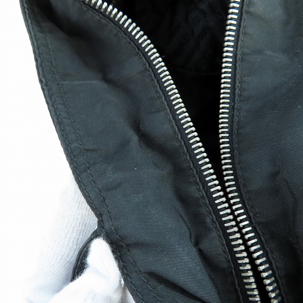 実際に弊社で買取させて頂いたPRADA/プラダ テスート ナイロン ハンドバッグ NERO/BR1549の画像 7枚目