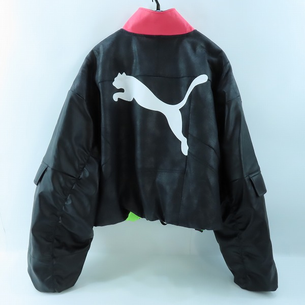 実際に弊社で買取させて頂いた【未使用】PUMA×A$AP ROCKY/プーマ×エイサップ ロッキー リバーシブル PLEATHER JACKET/プレザー ジャケット 632480-01/Mの画像 1枚目