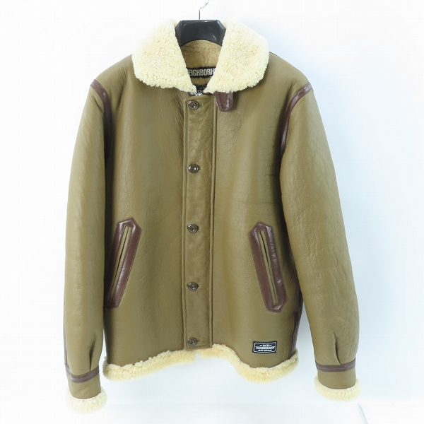 実際に弊社で買取させて頂いたNEIGHBORHOOD/ネイバーフッド N-1D / M-JKT 羊革 ムートンジャケット 182SZNH-JKM01/M