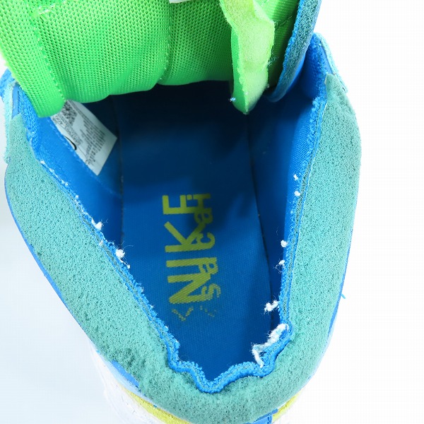 実際に弊社で買取させて頂いたNIKE×KAWS×sacai/ナイキ×カウズ×サカイ BLAZER LOW ブレザー ロー DM7901-400/30の画像 4枚目