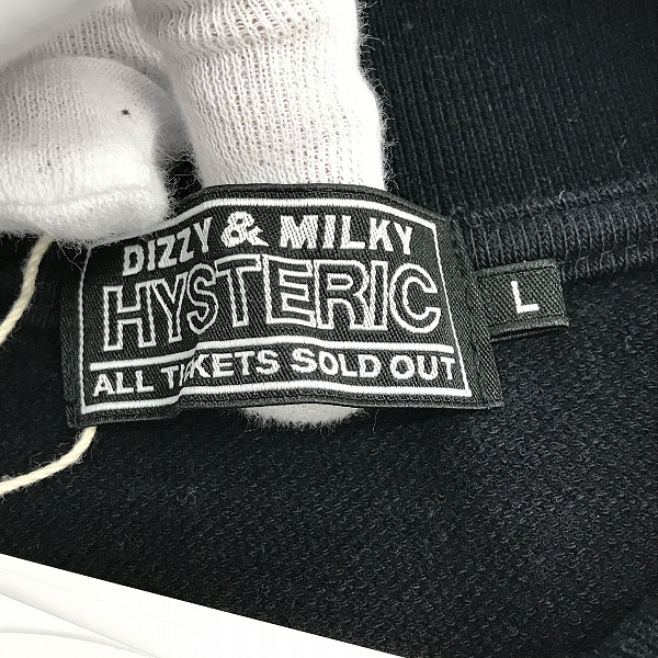 実際に弊社で買取させて頂いた【未使用】HYSTERIC GLAMOUR/ヒステリックグラマー  EVIL ROCK ジャンパー 02241CJ02 /Lの画像 2枚目