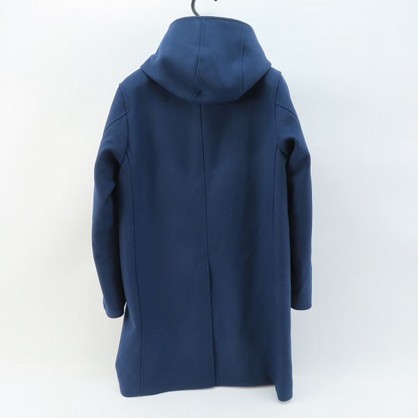 実際に弊社で買取させて頂いたEDIFICE/エディフィス フーディージップアップウールコート/Mの画像 1枚目