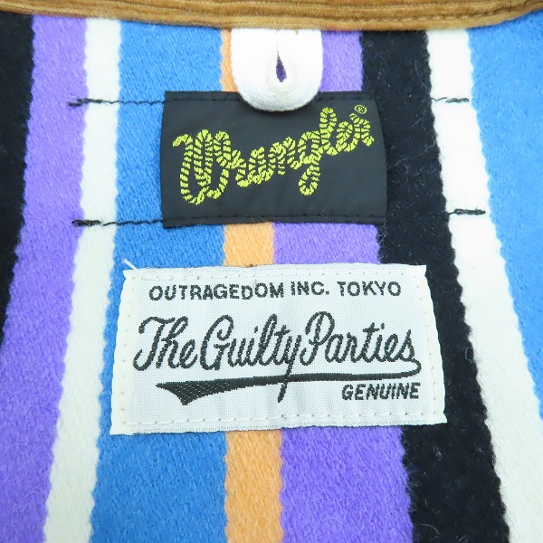 実際に弊社で買取させて頂いたWACKO MARIA×WRANGLER/ワコマリア×ラングラー DENIM TRUCKER JACKET/デニム トラッカージャケット WS9349/XLの画像 3枚目