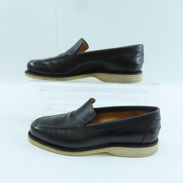 実際に弊社で買取させて頂いたJOHN LOBB/ジョンロブ MIAMI/マイアミ レザースリッポン  純正シューツリー 6.5Eの画像 3枚目
