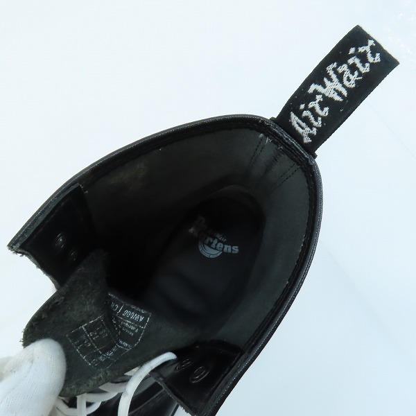実際に弊社で買取させて頂いたDr.Martens/ドクターマーチン 8EYE 8ホール ブーツ ホワイトステッチ 1460 WS UK10の画像 4枚目