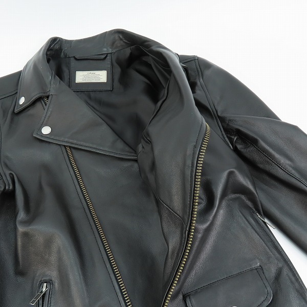 実際に弊社で買取させて頂いたJOURNAL STANDARD relume/ジャーナルスタンダード レリューム レザー ライダースジャケット/Sの画像 5枚目