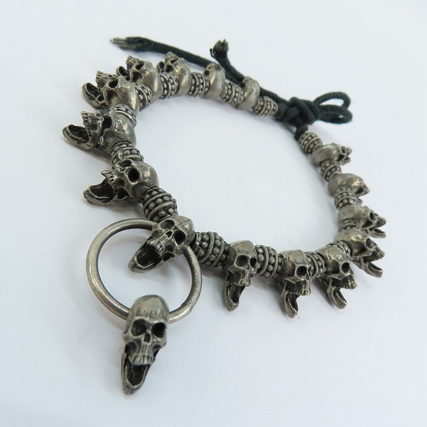 実際に弊社で買取させて頂いたNECROMANCE/ネクロマンス スカルブレスレット