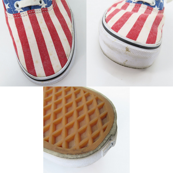 実際に弊社で買取させて頂いたVANS/バンズ  VAN DOREN 星条旗 スニーカー VN-0ZULFP1 /26の画像 6枚目