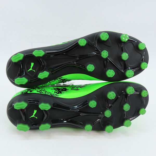 実際に弊社で買取させて頂いた【未使用】PUMA/プーマ PUMA ONE/プーマ ワン 19.1 HG グリーンゲッコ サッカー スパイク 105480-02/26の画像 2枚目