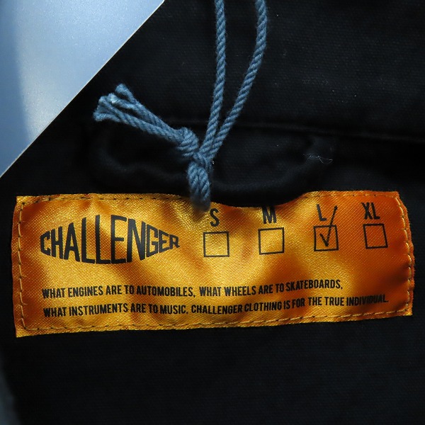 実際に弊社で買取させて頂いた【未使用】CHALLENGER/チャレンジャー COTTON SWING TOP/スウィングトップ CLG-JK 024-003/Lの画像 2枚目