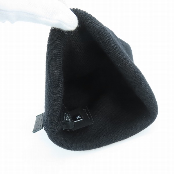 実際に弊社で買取させて頂いたGUCCI/グッチ カシミヤ混 ニットキャップ ビーニー XLの画像 2枚目