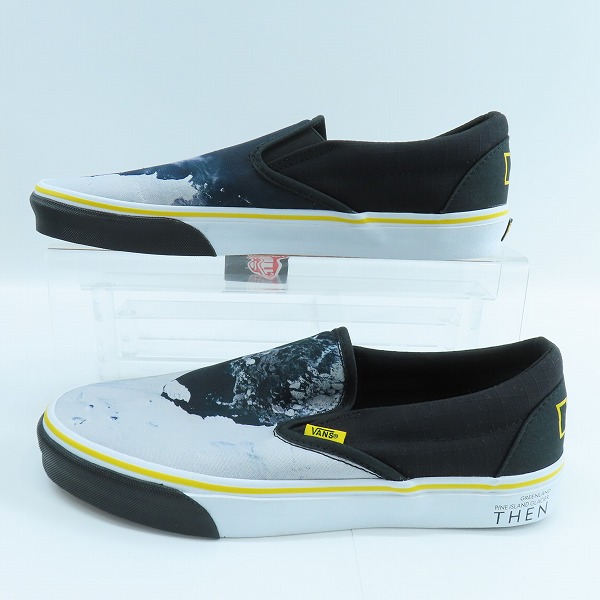 実際に弊社で買取させて頂いた【未使用】 VANS/バンズ NATIONAL GEOGRAPHIC クラシックスリッポン VN0A4U38WT3/28.5の画像 3枚目