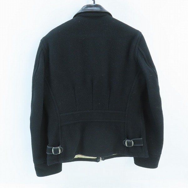 実際に弊社で買取させて頂いたTHE FLAT HEAD/フラットヘッド レザー切り替え ジップアップジャケット/38の画像 1枚目