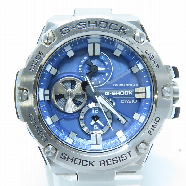 実際に弊社で買取させて頂いたG-SHOCK/Gショック G-STEEL/Gスティール Bluetoothモデル/電波ソーラー GST-B100D-2AJFの画像 0枚目