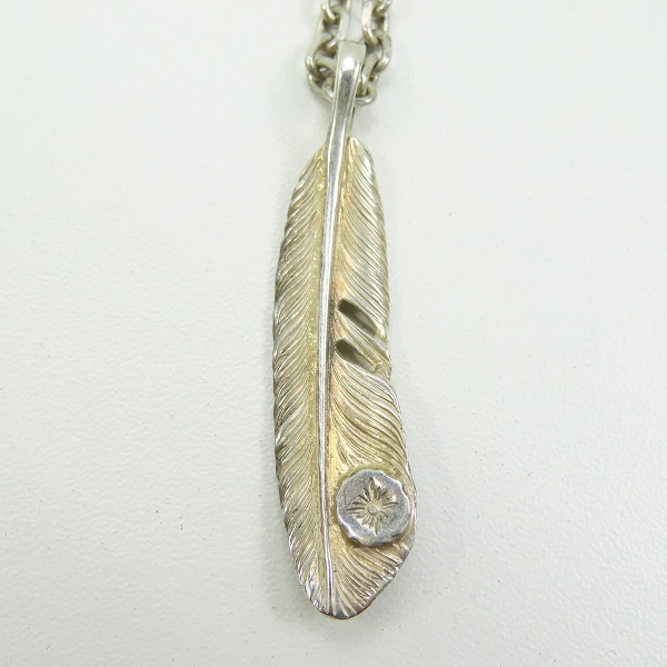 実際に弊社で買取させて頂いたARIZONA FREEDOM/アリゾナフリーダム フェザー ペンダント 太陽神付きの画像 2枚目