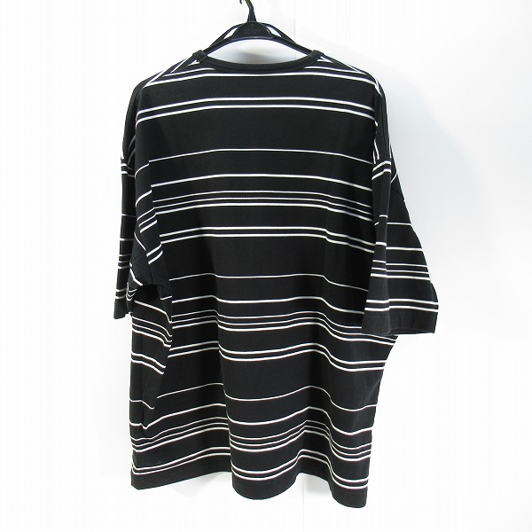 実際に弊社で買取させて頂いたCOOTIE/クーティー Supima Border Oversized S/S Tee/スーピマ ボーダー ビックシルエット ショート スリーブ Tシャツ/Mの画像 1枚目