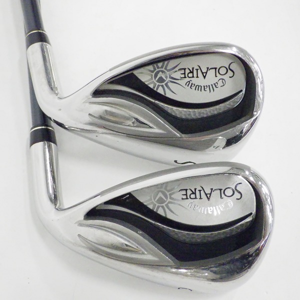実際に弊社で買取させて頂いたCallaway/キャロウェイ Solaire/ソレイル レディース アイアン #8,9,P,A,Sw 5本セット FLEX:Wの画像 5枚目