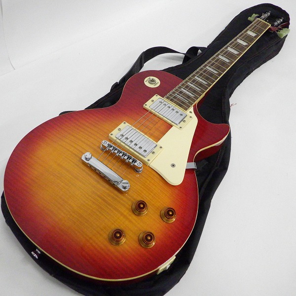 実際に弊社で買取させて頂いた★K-ON!/けいおん! オリジナルブランド KLP-yui model 平沢唯モデル レスポールスタンダードTypeエレキギター ケース付